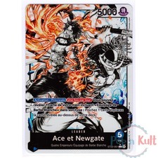 Carte One Piece Card Game ST22-001 L ★ Ace et Newgate ALT Foil [FR] TCG ST-22 NM