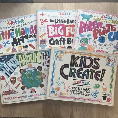 Kids Can! Book: Lot of 5 Books: Crafts~ Art~Paper Planes~Around the Word