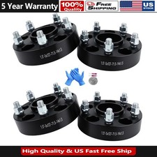 4pcs 1.5 5x5 Hubcentric Wheel Spacers 14x1.5 For Jeep Wrangler Grand Cherokee