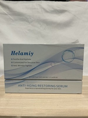 Helamiy Anti-Aging Restoring Serum Niacinamide Hyaluronic Acid Sensitive 1.5oz