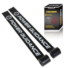 POWER GUIDANCE Muscle Floss Bands - Compression Black Medium Resistance 2