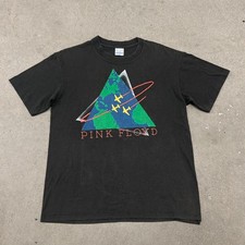 VTG Spring Ford Classic T Shirt Mens L Black 1987 Pink Floyd World Tour Graphic
