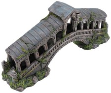 Penn-Plax Rialto Bridge Aquarium Decor - Medium 18.5" L x 4" H Fish Tank Ornamen