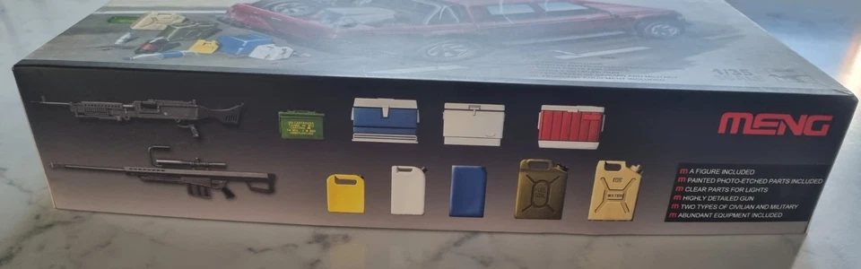 Meng-Model Pick Up W/Equipment Toyota Hilux,VS-002 - 1/35 - Immagine 2 di 4