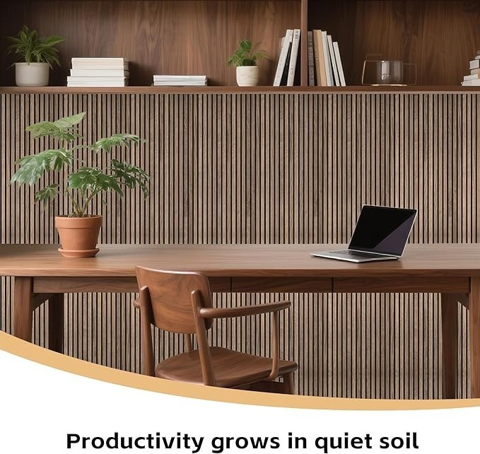 Wood Slat Panels for Wall 2-Piece 94.5 ×11 Acoustic Panels for Interior Walls