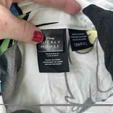 Mickey Mouse Rayon Button Up size Small