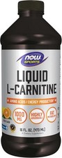 NOW Foods Sports Nutrition, L-Carnitine Liquid 1000 mg, 16 Fl Oz Pack of 1 