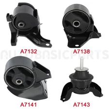 For 2005-2009 Hyundai Tucson Kia Sportage 2.0L 4 Pcs Engine Motor Mount Kit