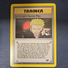 2000 Pokemon Gym - Challenge Lt. Surge’s Secret Plan #107 Light Play on eBay
