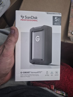 #ad SanDisk Professional G DRIVE ArmorATD SPACE GREY 5TB WW $184.00