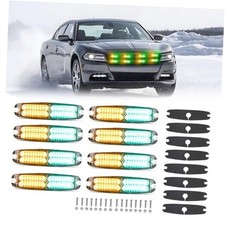 Led Strobe Light with 36pcs Led, 27 Flashing Modes, DC 10V-30V Waterproof