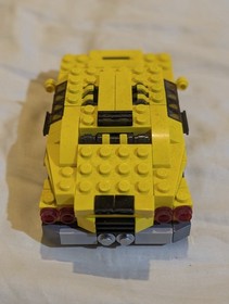 Used Built LEGO Creator 4939 Cool Cars NIB 3-in-1 Yellow Sports Race car