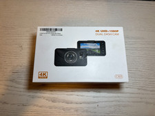 HUBANFLY 4K Dual DashCam 4K UHD  1080P Front/Rear Car Camera New Open Box