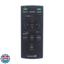 RM-ANU192 Remote Control Replaced for Sony RMANU192 Sound Bar Sys