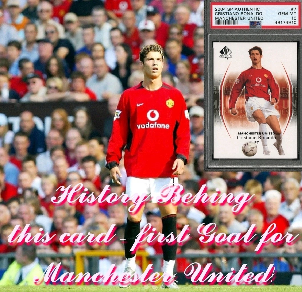 2004 SP Authentic Manchester United Cristiano Ronaldo #7 for sale