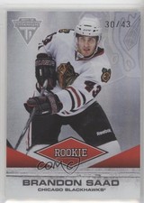 2011-12 Panini Titanium Rookie 30/43 Brandon Saad #149 2du