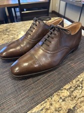 The Armoury Wyndham Semi-Brogue Captoe Oxford Size 10