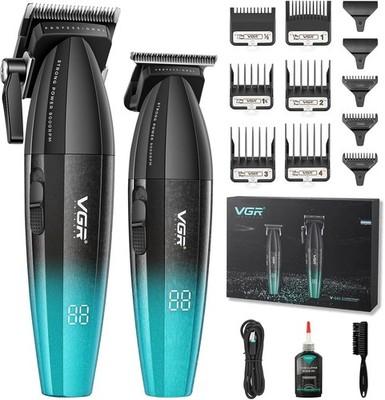 Haarschneider VGR 640S2 Kabellos mit LED Anzeige, Zero Gap T