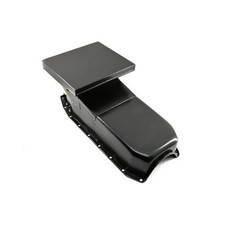 Speedway Steel Racing Oil Pan 6267 Fits Chevy Ii Nova Sbc 6 Qt Black
