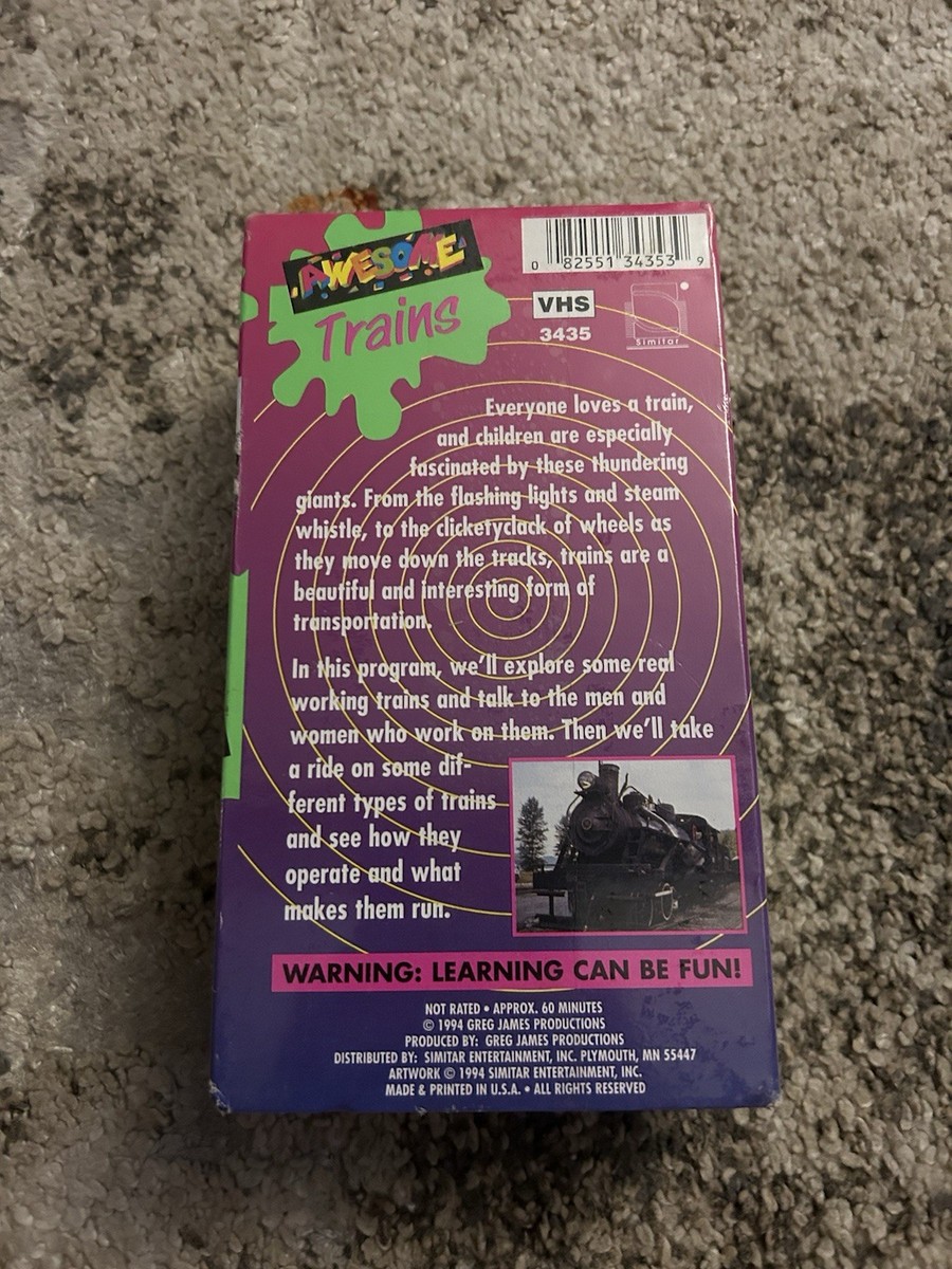 Awesome Trains (VHS, 1994) for sale online | eBay