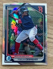 2024 Bowman Draft Chrome Refractor #BDC-106 Yoeilin Cespedes Boston Red Sox