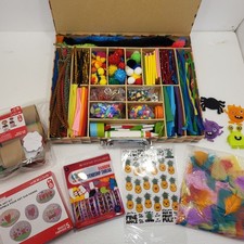 Large Lot Of Childrens Arts Crafts Supplies With Kits And Accessories