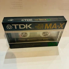 TDK MA-X 90 Minute Blank Cassette Tape SEALED NEW!!!