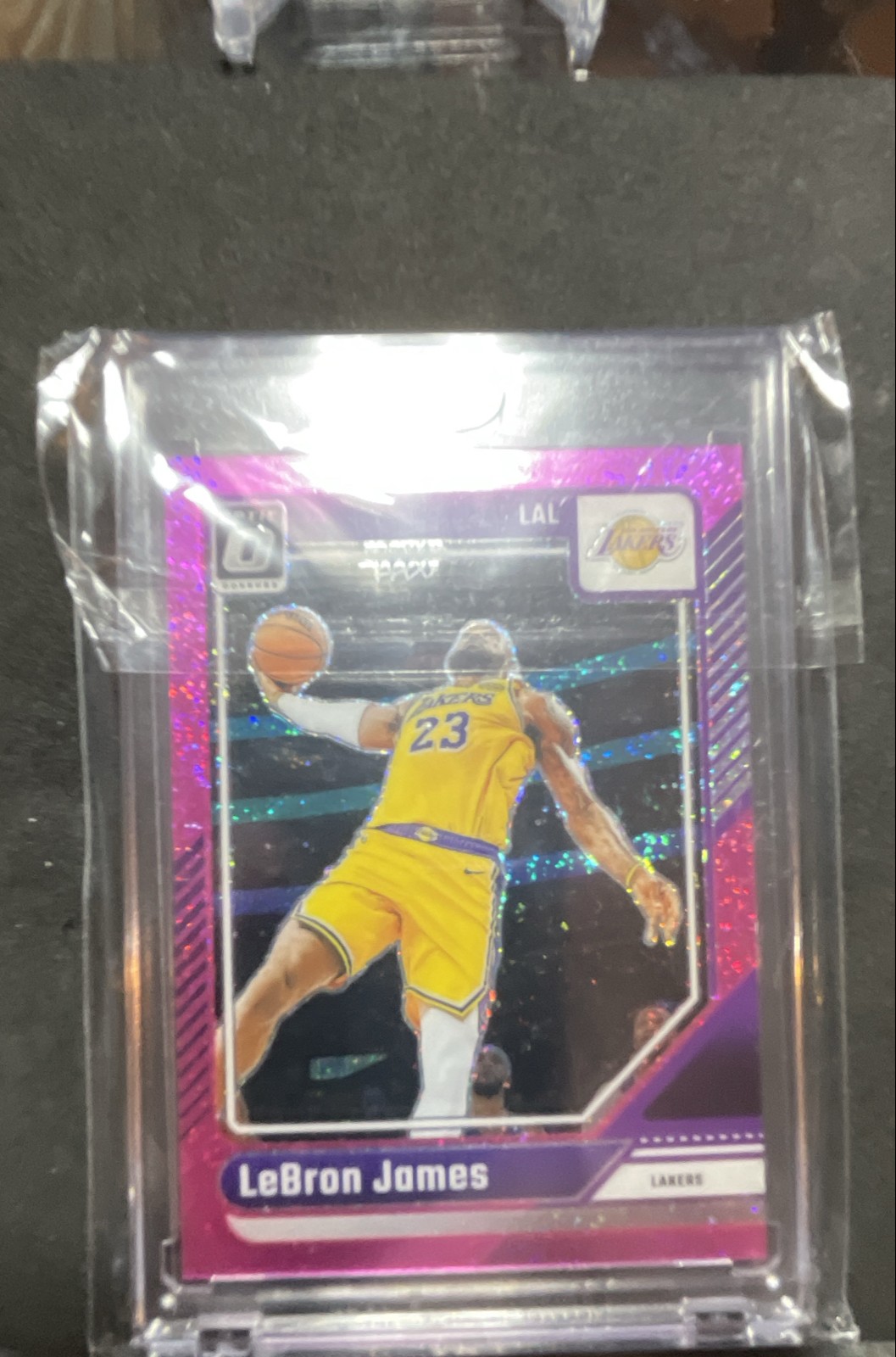2024-25 Panini Donruss Optic - LeBron James #148 Pink Glitter Prizm /275