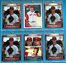 5x 2008 TRISTAR PROSPECTS PLUS - BRYAN PRICE (RC's) +2010 TOPPS Stephen Fife RC