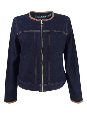Zip Front Denim Jacket 