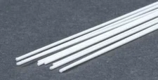 Evergreen Styrene Round Rod .025 (10) - Model Railroad Scratch Building Supply