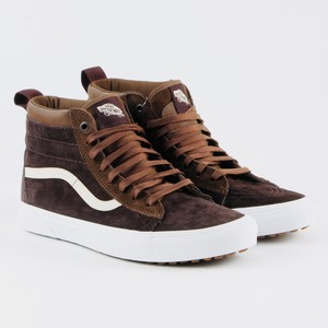 vans sk8 hi mte brown suede