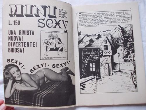 FUMETTO per adulti AMORI PERVERSI E ATROCI DELITTI A PARIGI  N.8 1971 ristampa - Picture 3 of 7
