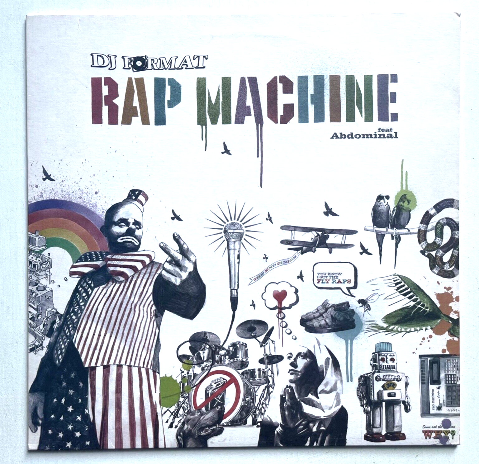 DJ Format - Rap Machine * 12' Vinyl Single Sided 2005 * GEN 034T * Free P&P UK *