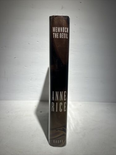 Signed Vampires Lestat Memnoch the Devil 1995 Anne Rice DJ Vampire Chronicles NR - Picture 3 of 7