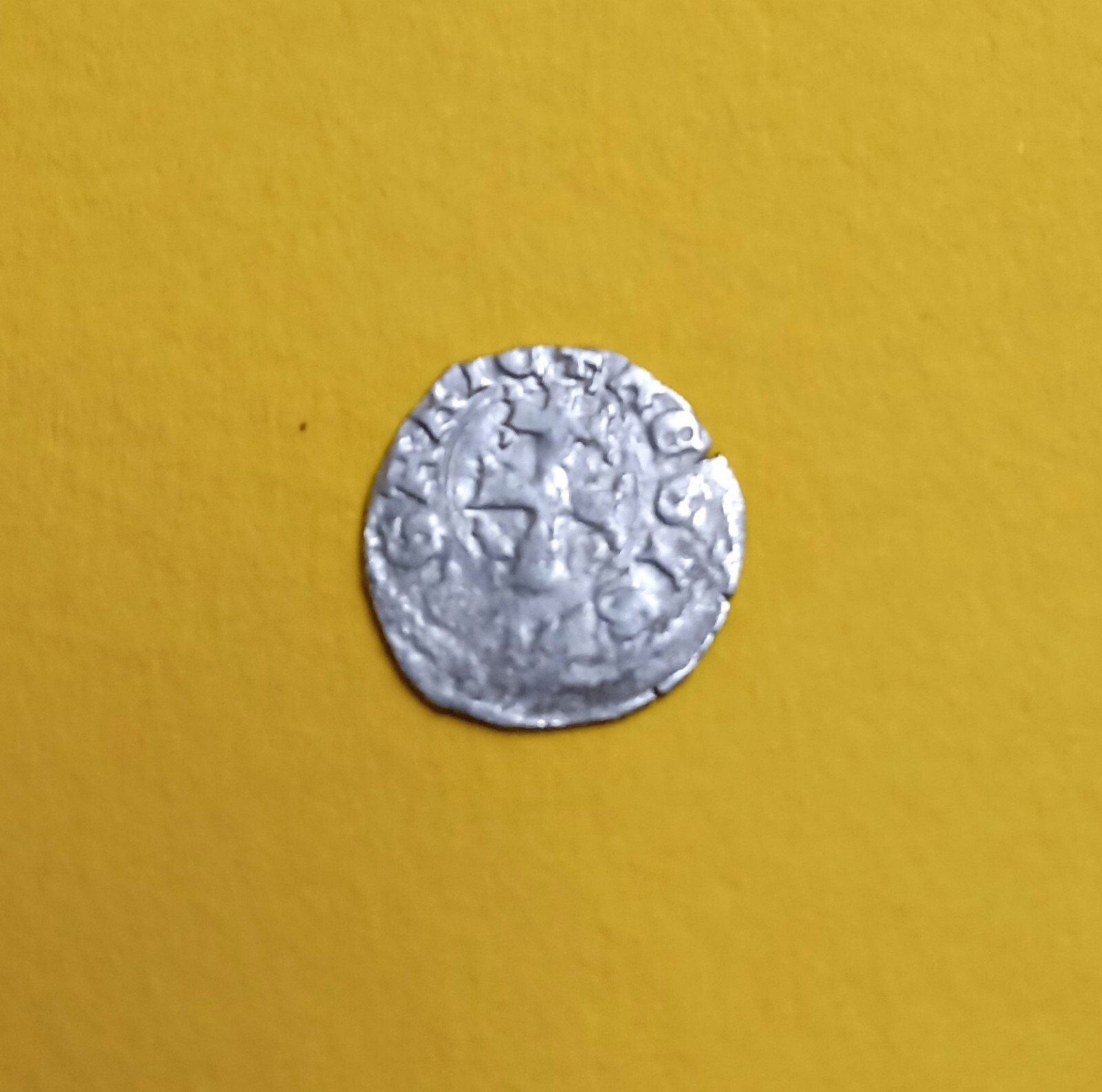 METAL DETECTING FINDS, Medieval Silver Hammered Coin ..UNRESEARCHED