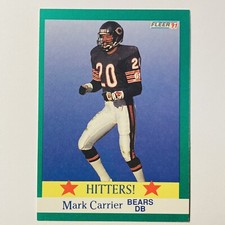 1991 FLEER MARK CARRIER CHICAGO BEARS #401 TRADING CARD TC4