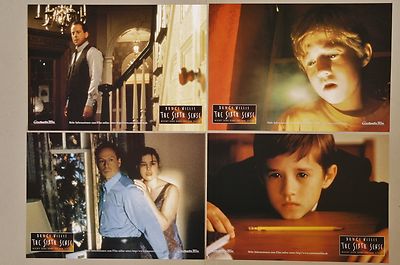 Z051 8x Aushangfotos + A1 Plakat SIXTH SENSE -  Bruce Willis, Haley Joel Osment