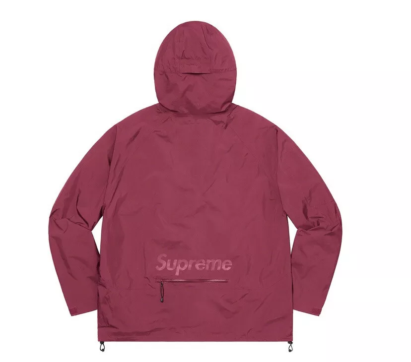 New Supreme GORE-TEX Paclite Shell Jacket Dark Red Size Medium SS21