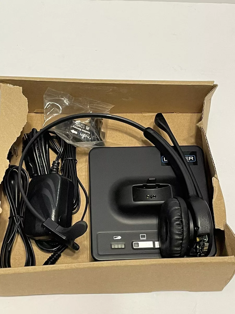 Leitner LH270 Wireless Single Ear Phone Office Headset Hands Free