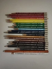 Vintage General's Kimberly Pencil Water Colored Drawing Pencils Lot 22 Charcoal