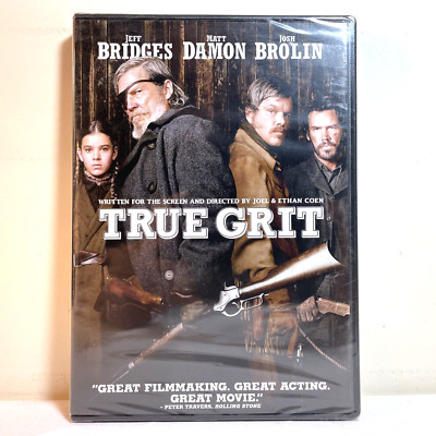 TRUE GRIT (2010) DVD Jeff Bridges, Matt Damon, Josh Brolin - Drama