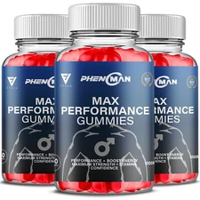 (3 Pack) Phenoman Gummies, Phenoman Daily Drive Support Supplement (180 Gummies)