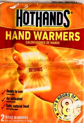 HotHands Hand Warmers 8+ Hours Pure Heat, Lot of 5, 10, 20, 36 or 72 Pairs