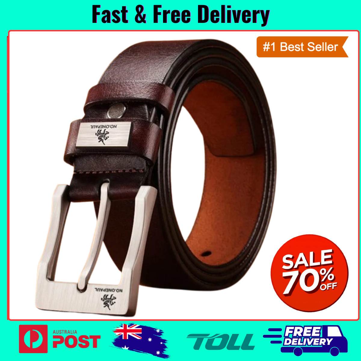 Genuine Leather Belts For Men's High Quality Buckle Jeans Cowskin Casual Belts