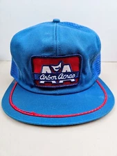 Vintage USA MADE K BRAND Arbor Acres Farm Patch Trucker Hat Snapback Cap