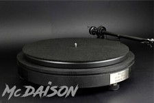 McDAISON TAPPETINO PER PIATTO DJ GIRADISCHI feltro nero 3mm MODELLO ANTISTATICO
