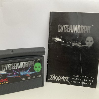 SELTENES ATARI JAGUAR SPIEL CYBERMORPH - NUR KARTON und Handbuch