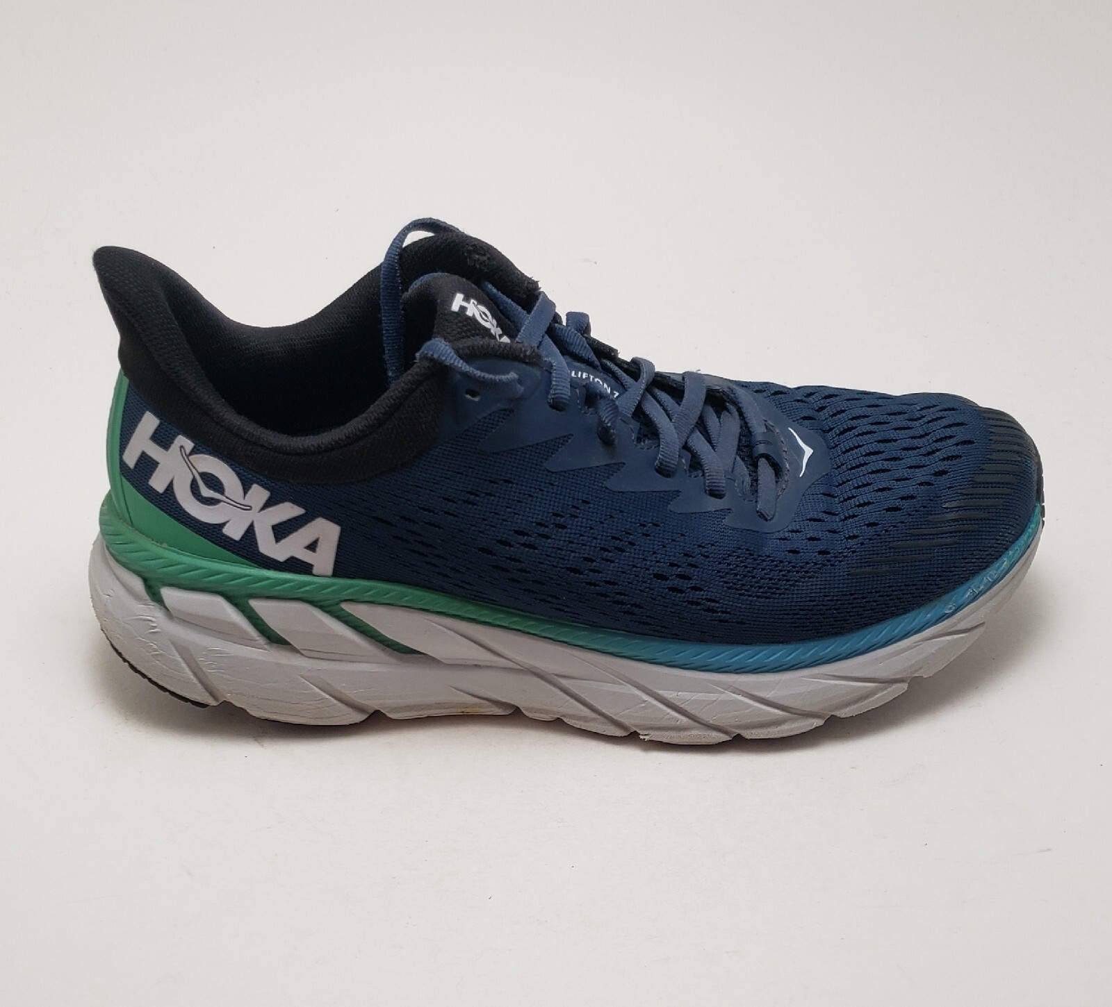 Mens Hoka One One Clifton 7 Running Shoes 1110508 MOA… Gem