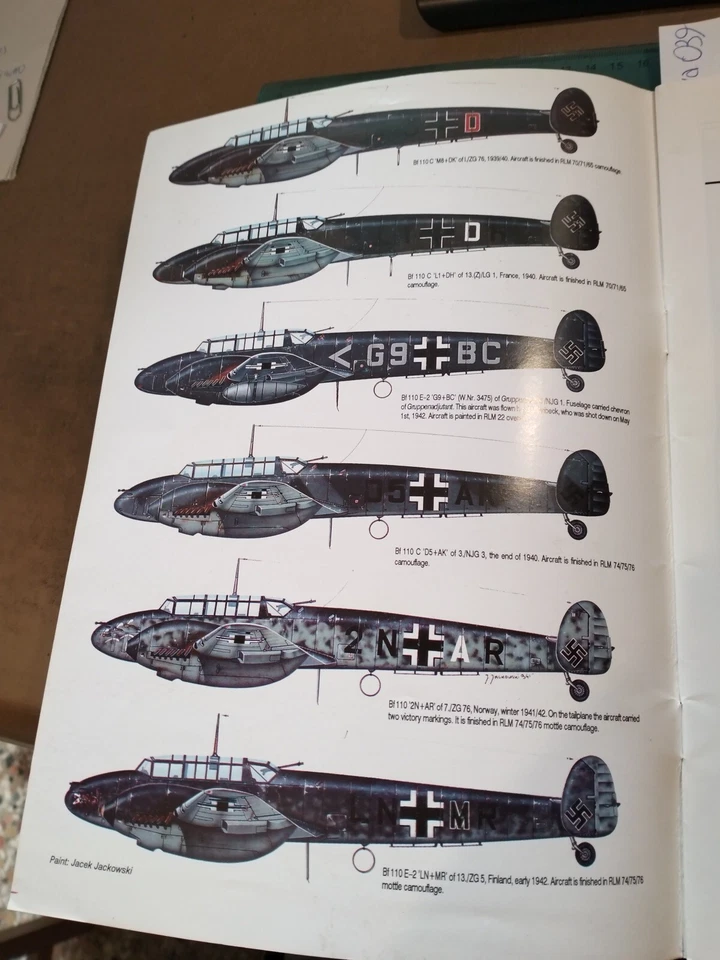 Messereschmitt BF 110 - Aircraft monograph 3 , Ledwoch - OTTIMO - Immagine 3 di 4